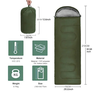 Ultralight 4-Season Waterproof Camping Sleeping Bag