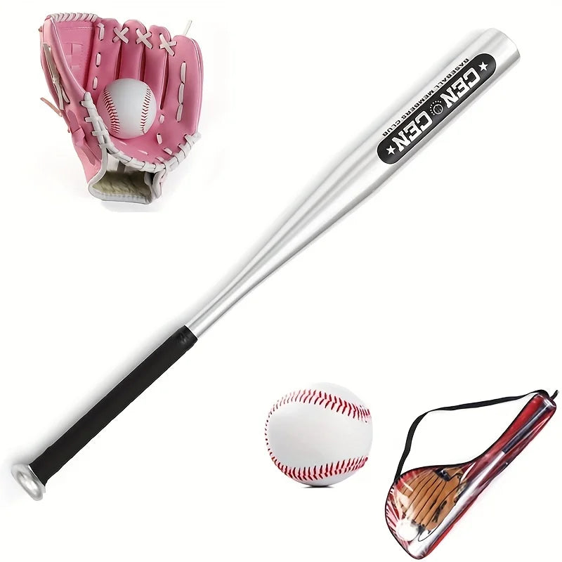 Baseball Starter Kit – 63.5cm Aluminum Alloy Bat
