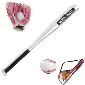 Baseball Starter Kit – 63.5cm Aluminum Alloy Bat