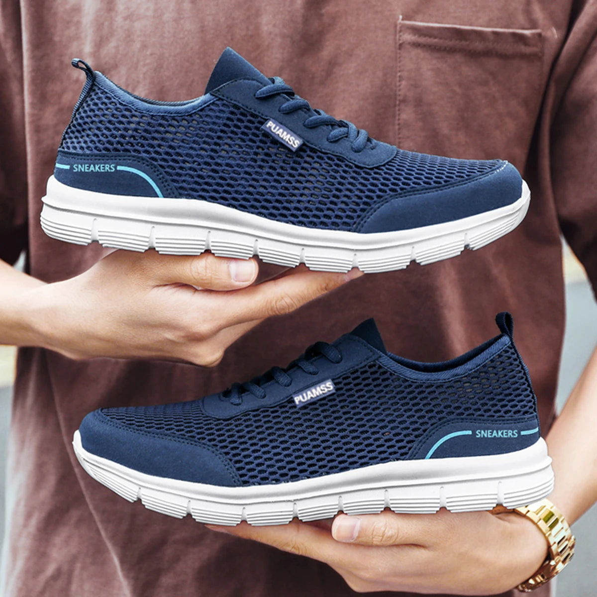 Men’s Lightweight Summer Mesh Running Sneakers