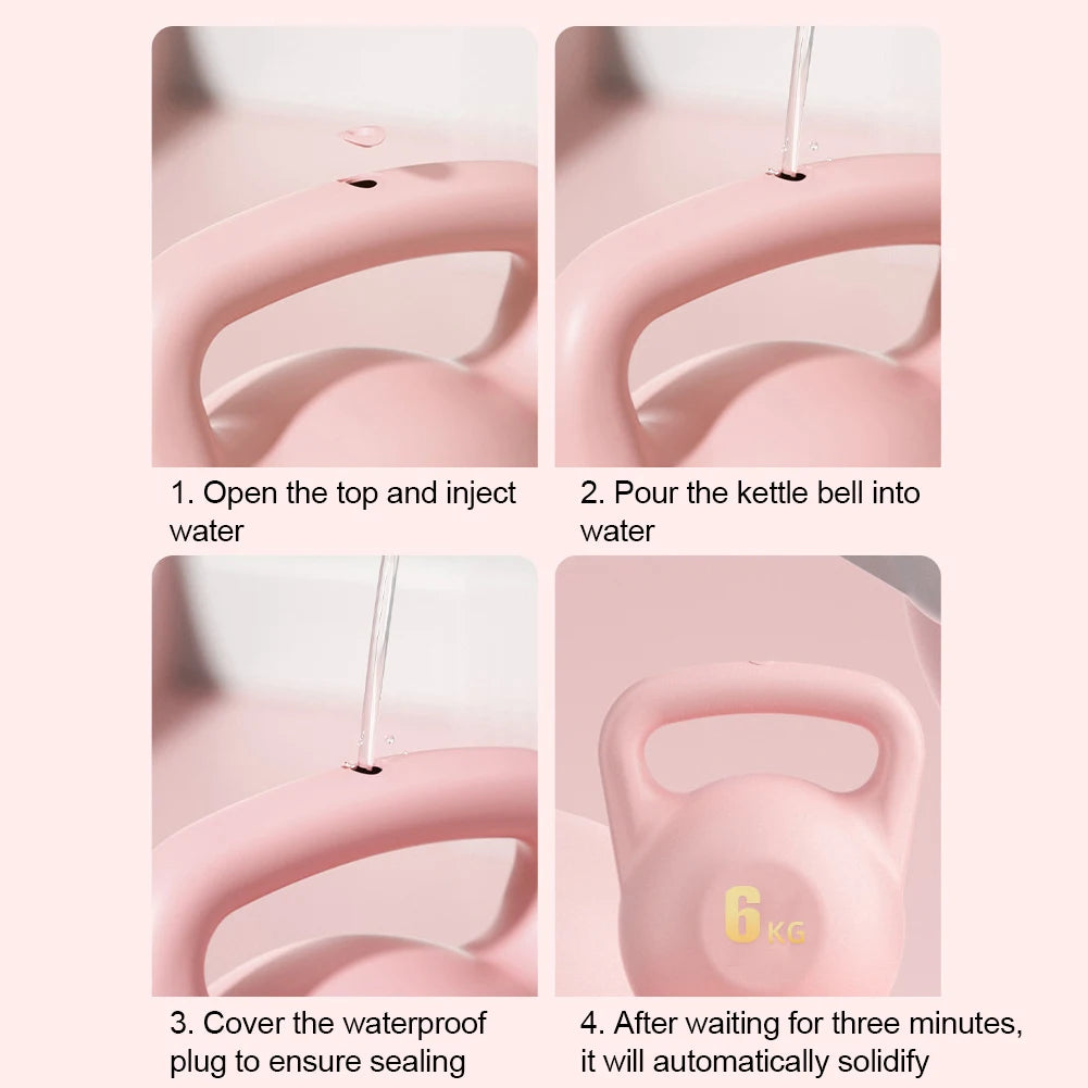 Water-Filled Soft Kettlebell – Shock-Proof & Anti-Slip Grip