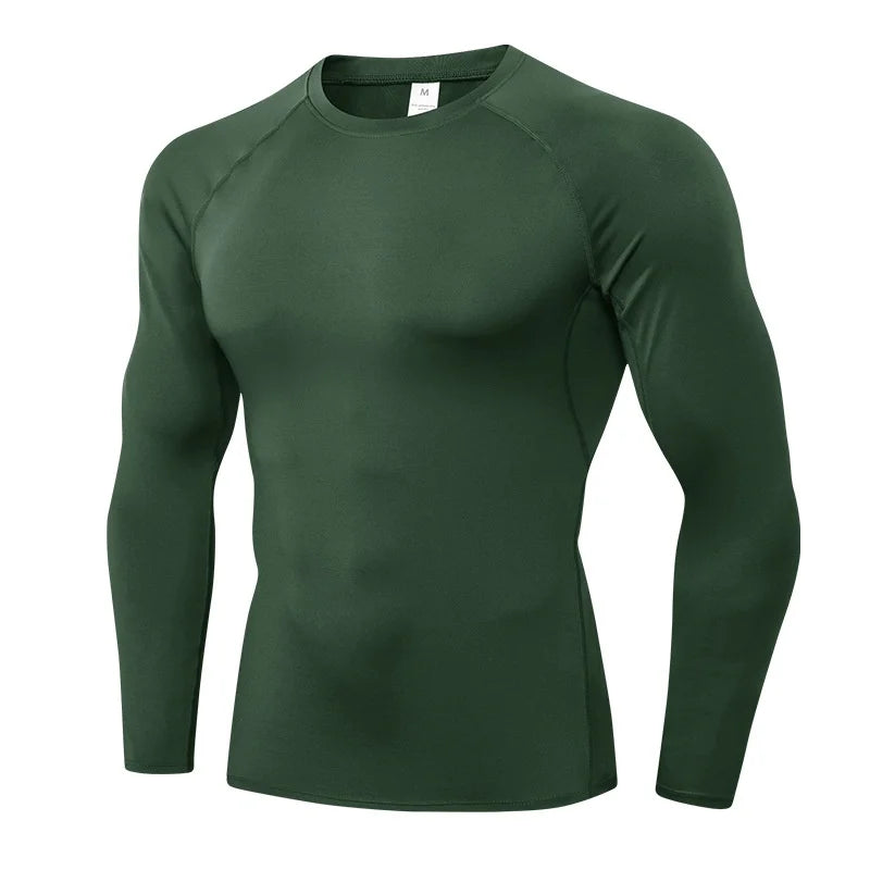 Men’s Long Sleeve Compression Workout Shirt