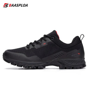 Baasploa Men's Anti-Skid Waterproof Hiking Shoes