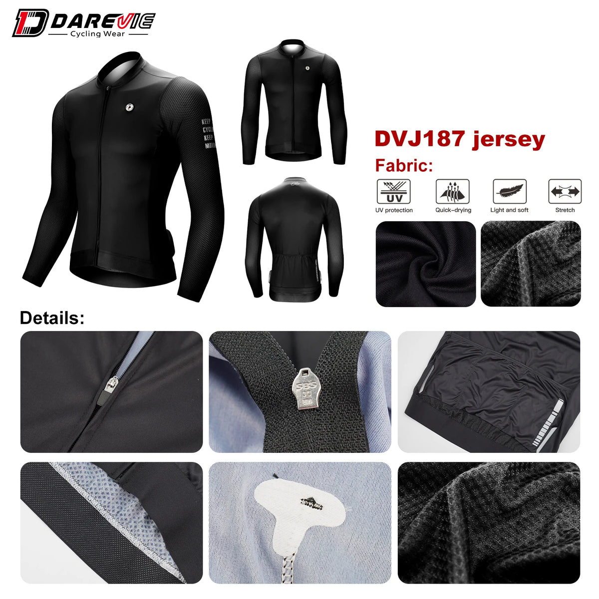 DAREVIE Men’s Cycling Jersey 2024