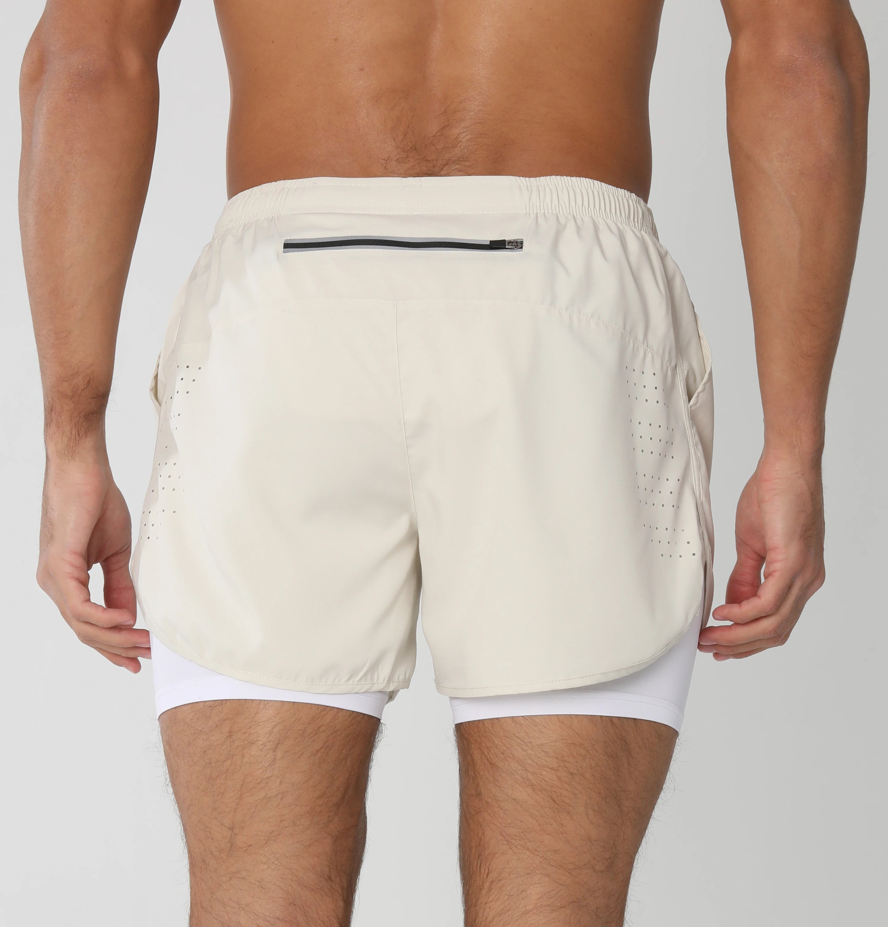 Men’s Quick-Dry Gym Running Shorts with Liner