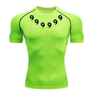 Men’s Printed Compression Workout Shirt
