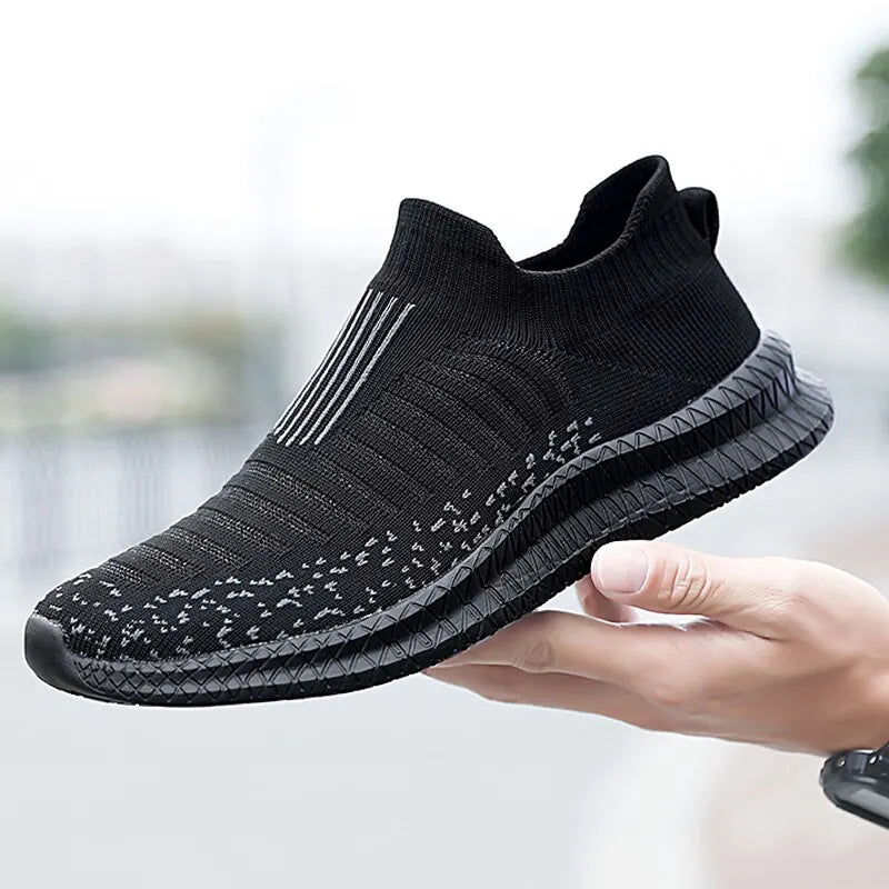 Men's Breathable Slip-On Running Sneakers