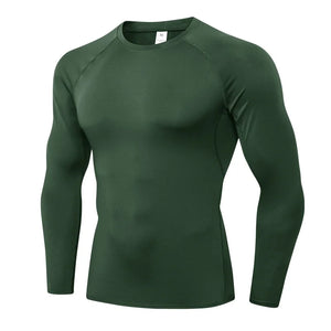 Men’s Long Sleeve Compression Workout Shirt