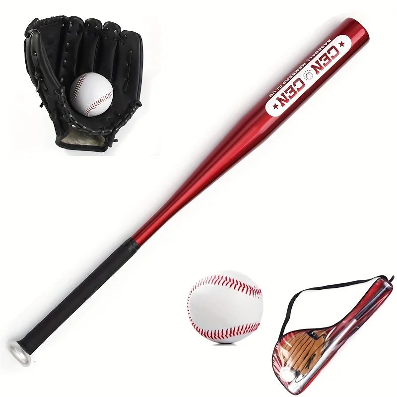 Baseball Starter Kit – 63.5cm Aluminum Alloy Bat