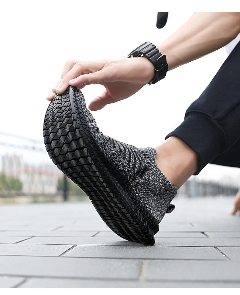 Men's Breathable Slip-On Running Sneakers