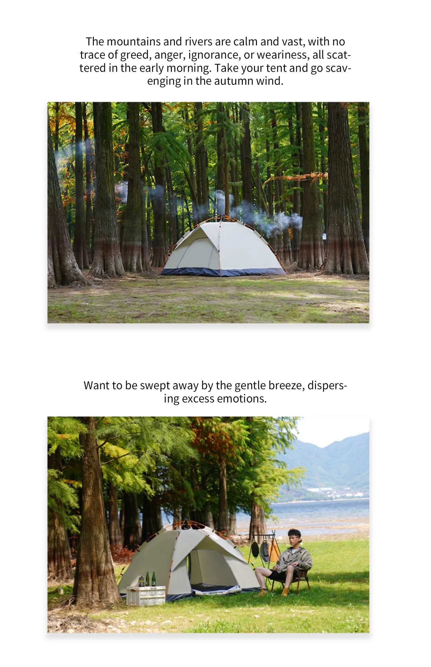 Outdoor Folding Tent – Fully Automatic Quick Opening Tent for 3-4 Person Camping