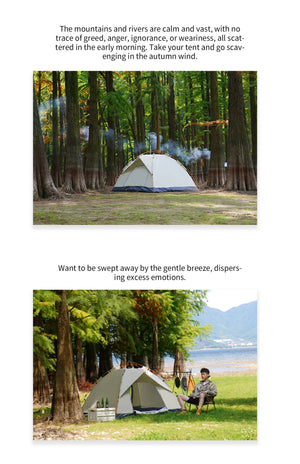 Outdoor Folding Tent – Fully Automatic Quick Opening Tent for 3-4 Person Camping
