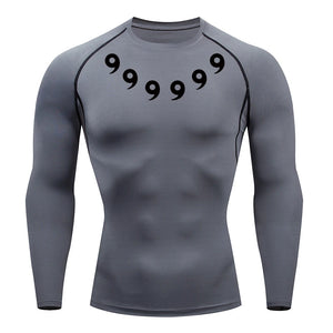Men’s Printed Compression Workout Shirt