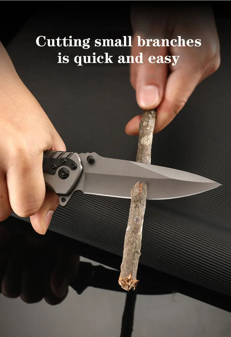 Outdoor Tactical Folding Survival Knife