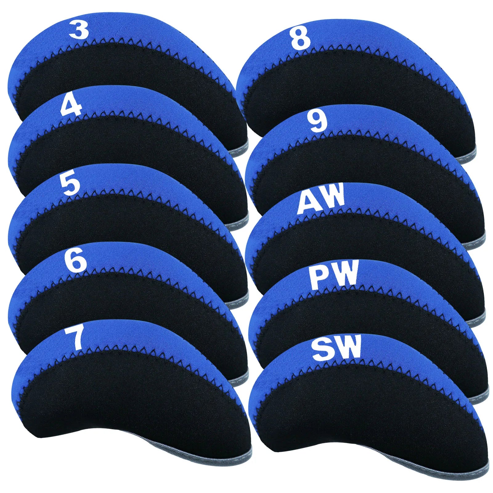 Golf Iron Head Covers 10pcs Set