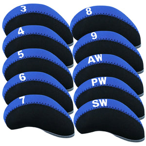 Golf Iron Head Covers 10pcs Set