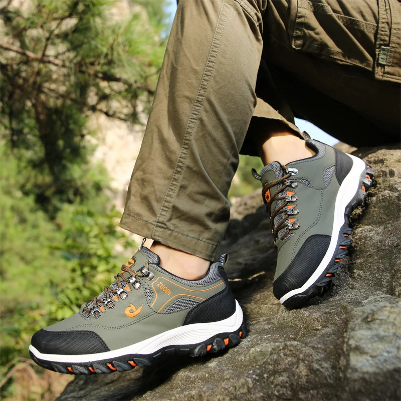 Men’s Waterproof Leather Hiking & Tactical Shoes