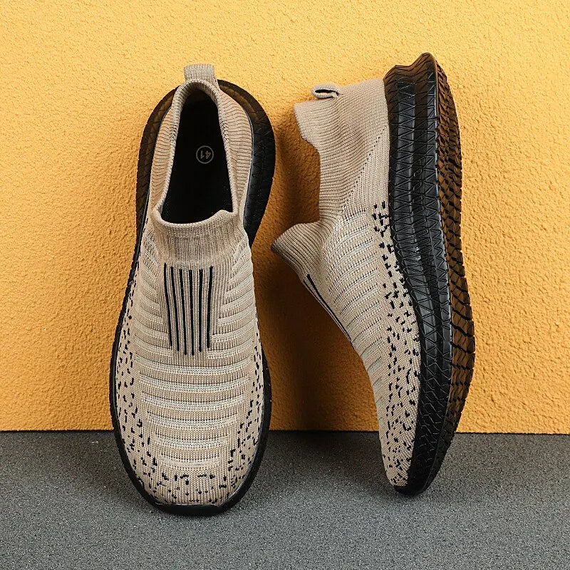 Men's Breathable Slip-On Running Sneakers
