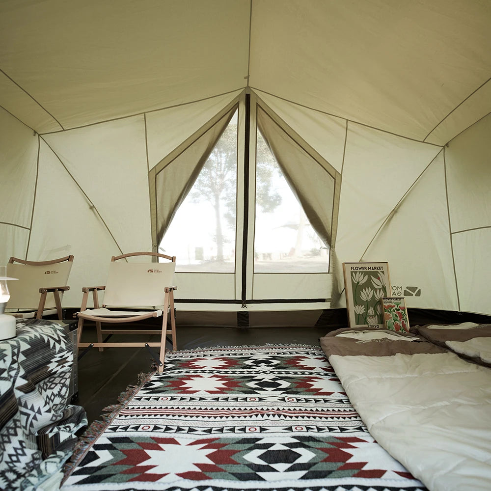 Mobi Garden ERA205 Cotton Glamping Tent – 3-Person