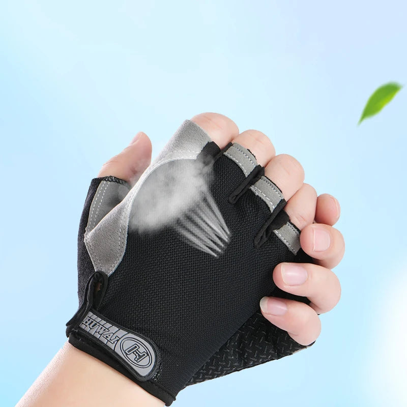 Unisex Fingerless Motorcyclist Gloves