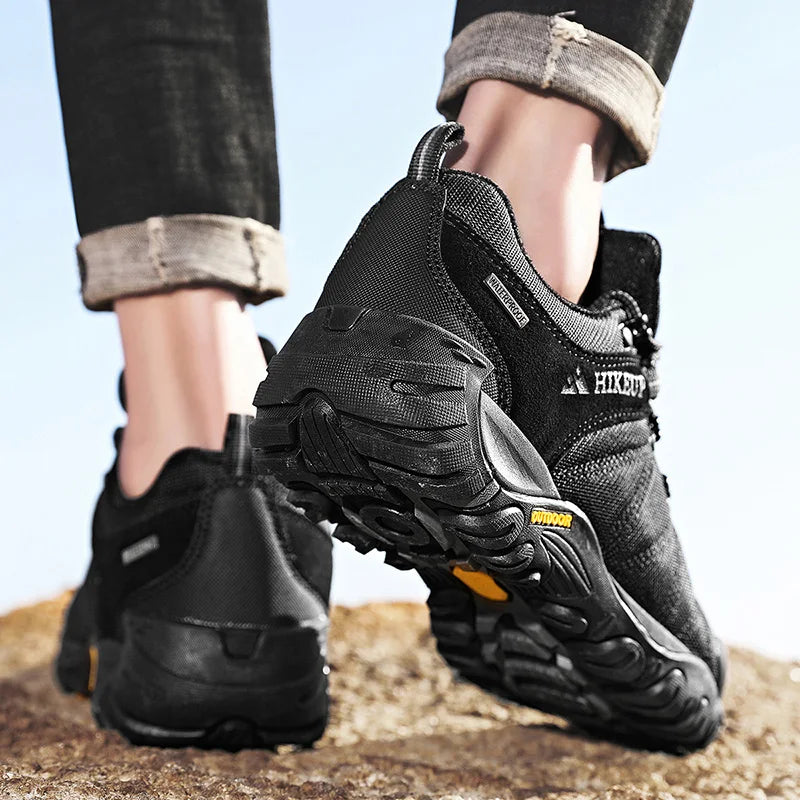 HIKEUP Men’s Non-Slip Breathable Hiking Shoes