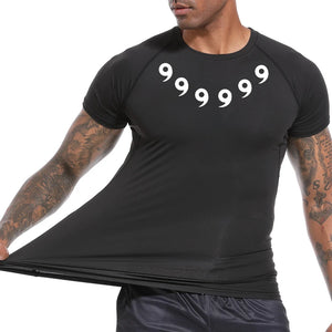 Men’s Printed Compression Workout Shirt
