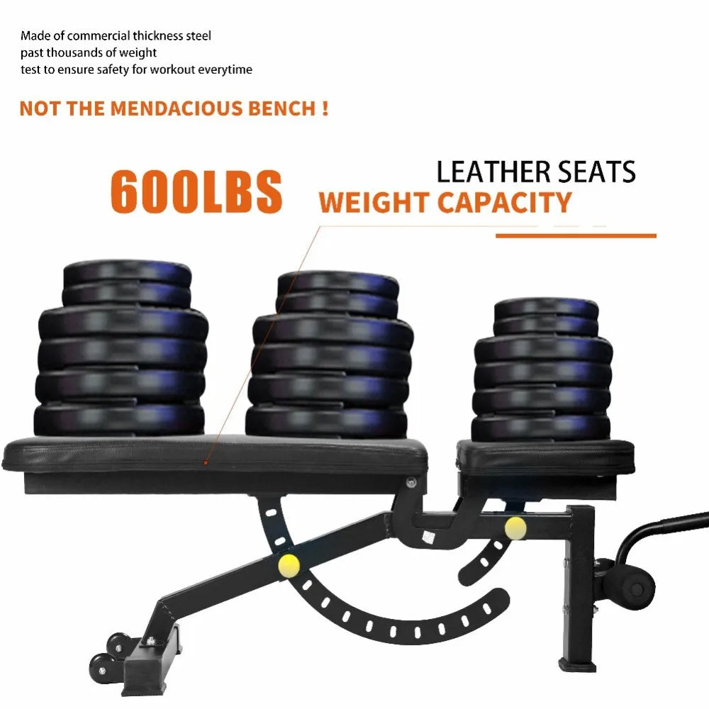 Foldable Adjustable Weight Bench – Full Body Strength Training