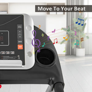 Easy Folding Electric Treadmill – 2.5HP for Home Use