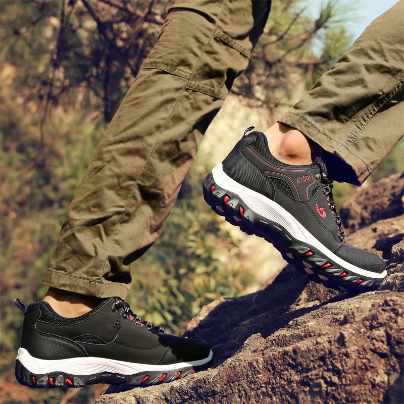 Men’s Waterproof Leather Hiking & Tactical Shoes