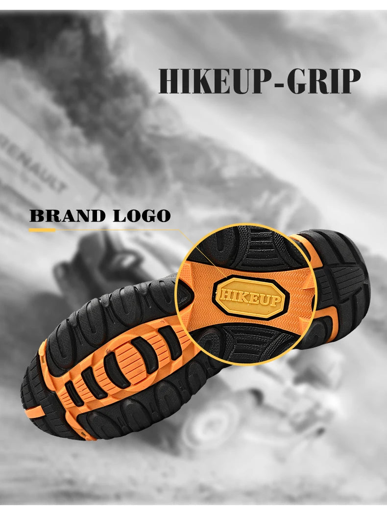 HIKEUP Men’s Non-Slip Breathable Hiking Shoes