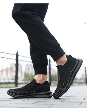 Men's Breathable Slip-On Running Sneakers