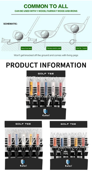 Improve Your Golf Game with the Caiton 5pcs Magnetic Plastic Golf Tee Set