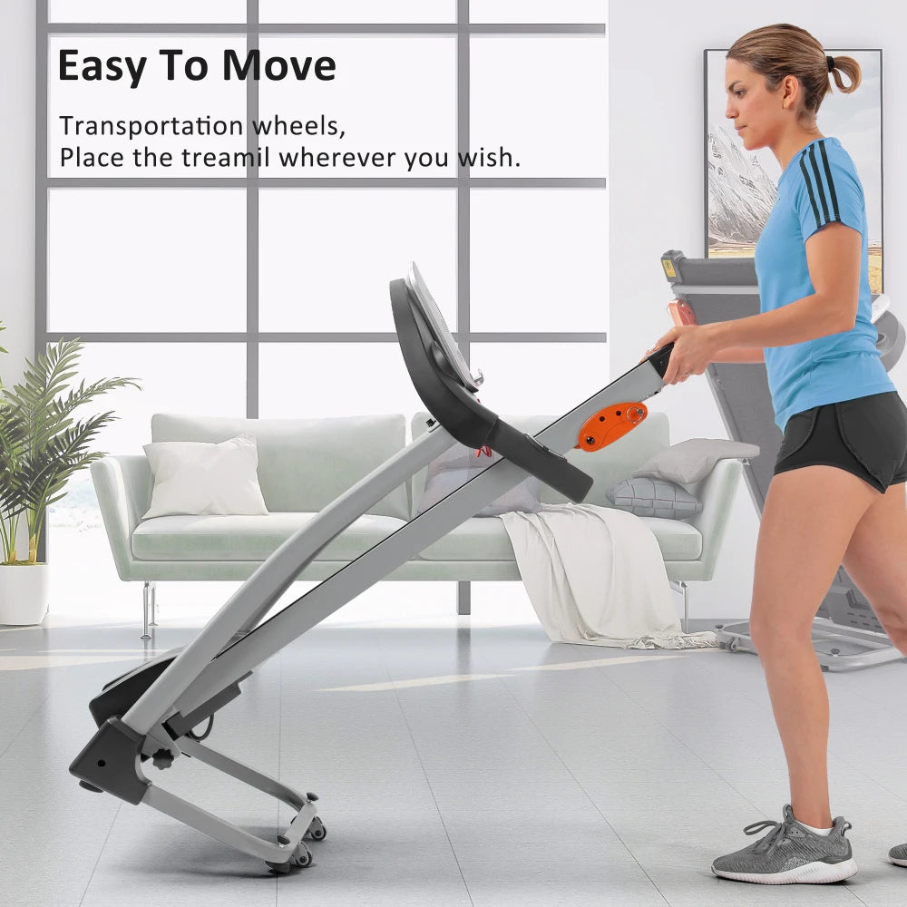 Easy Folding Electric Treadmill – 2.5HP for Home Use