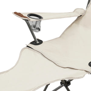 2PCS Adjustable Reclining Camping Chairs
