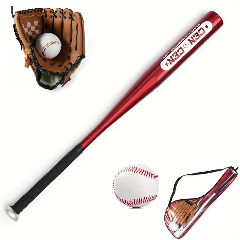 Baseball Starter Kit – 63.5cm Aluminum Alloy Bat