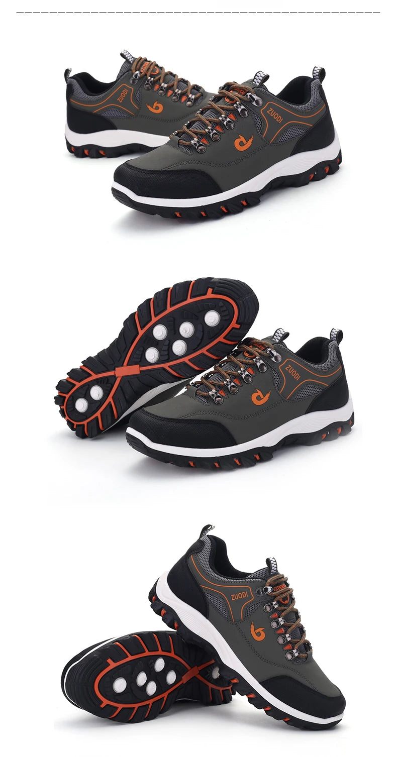 Men’s Waterproof Leather Hiking & Tactical Shoes