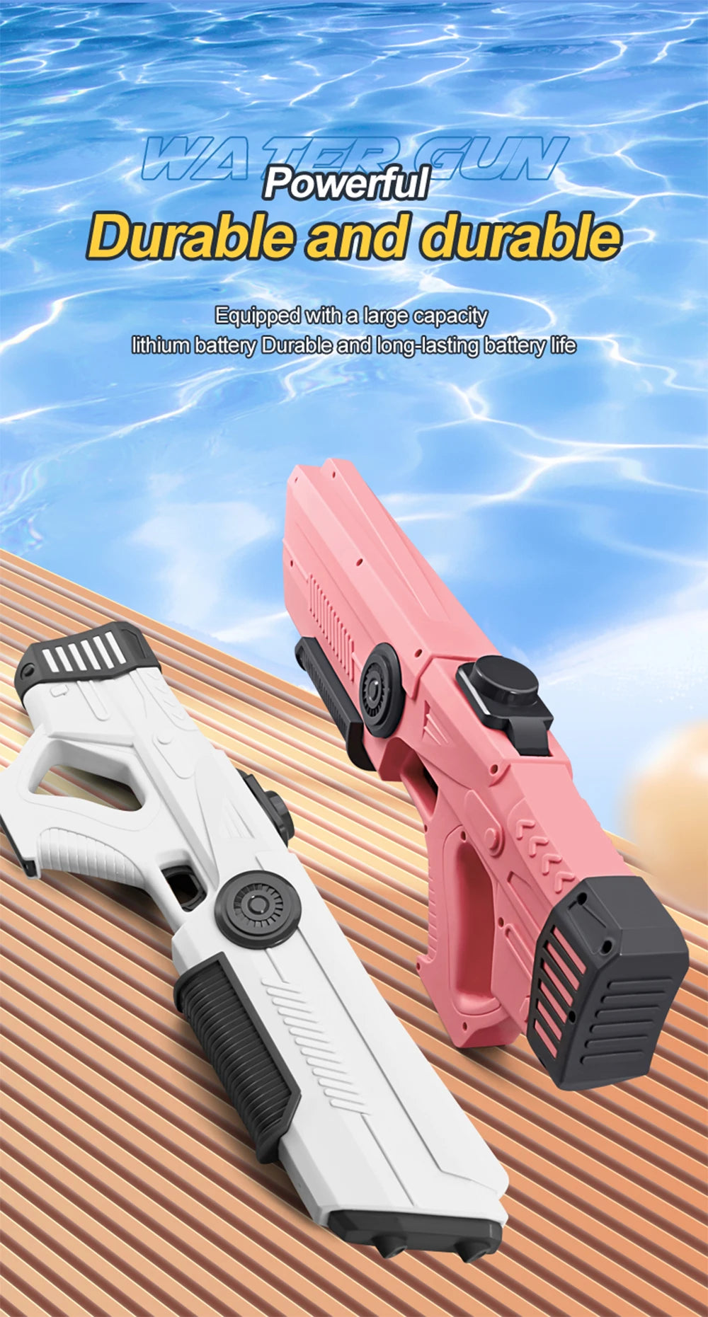 Electric Automatic Water Storage Gun Toys