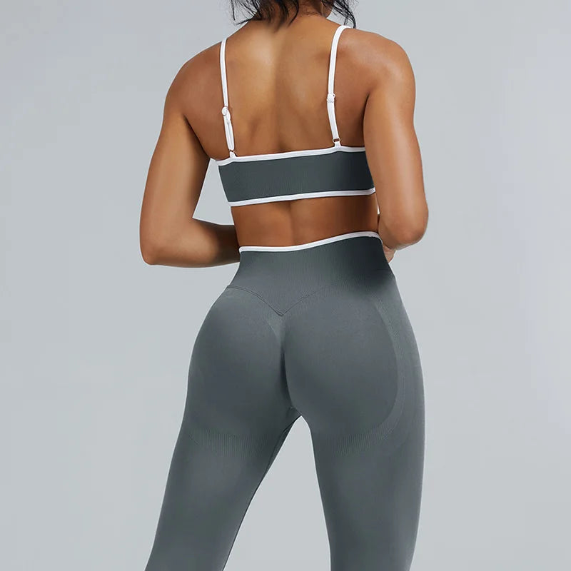 Seamless High-Waist 2-Piece Workout Set