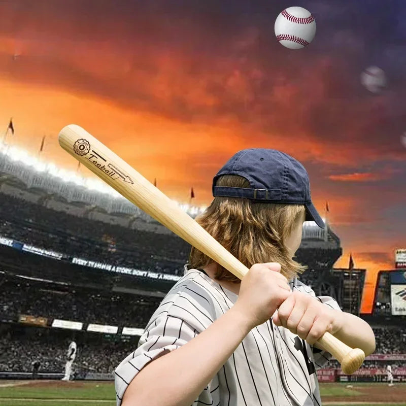 21–29 Inch Solid Wood Baseball Bat
