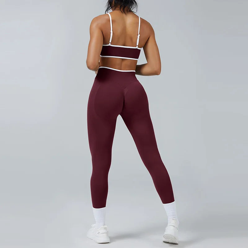 Seamless High-Waist 2-Piece Workout Set