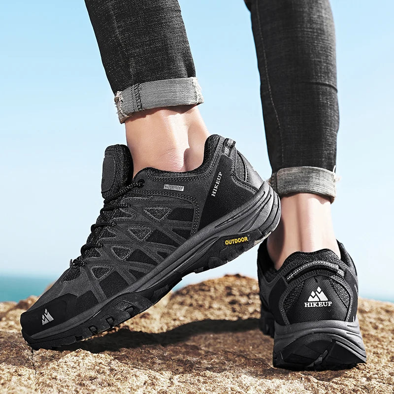 HIKEUP Men’s Breathable Hiking Shoes
