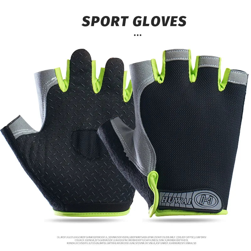 Unisex Fingerless Motorcyclist Gloves