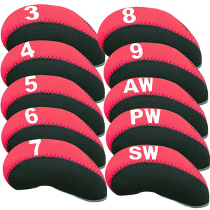 Golf Iron Head Covers 10pcs Set