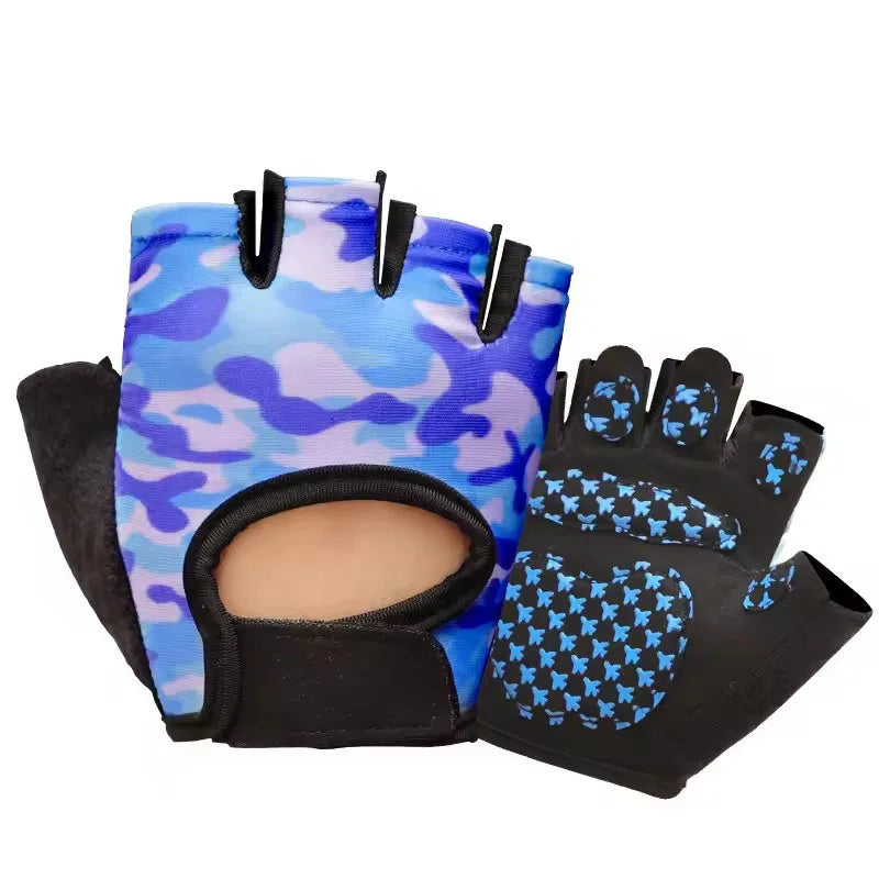 Kids Half Finger Cycling Gloves