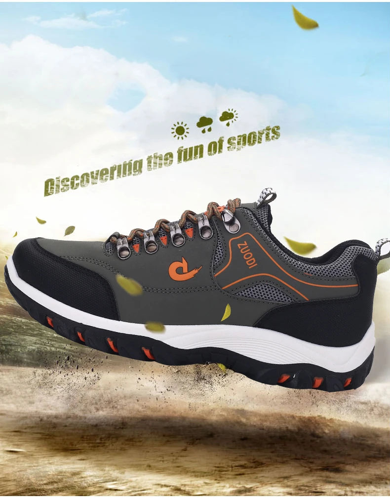 Men’s Waterproof Leather Hiking & Tactical Shoes