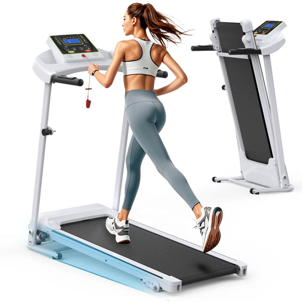 Folding Treadmill with Incline – 2.5HP, Bluetooth, 12KM/H