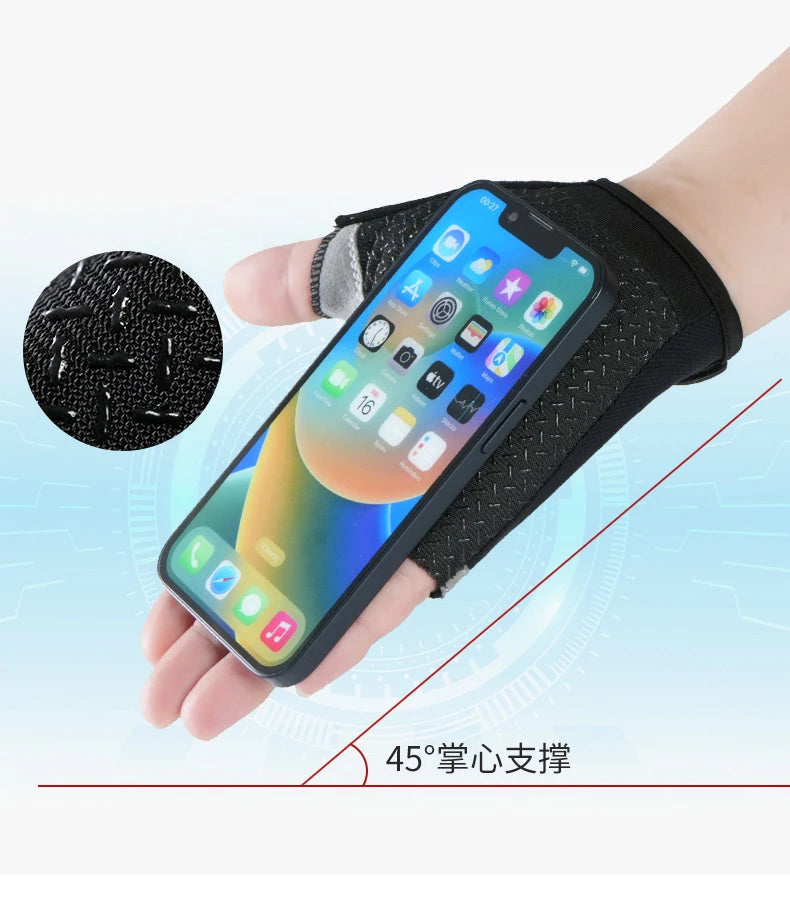 Unisex Fingerless Motorcyclist Gloves