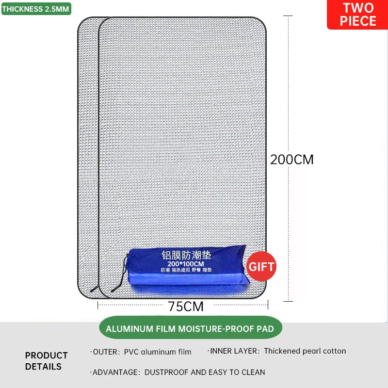 Outdoor Double-Sided Aluminum Film Camping Mat