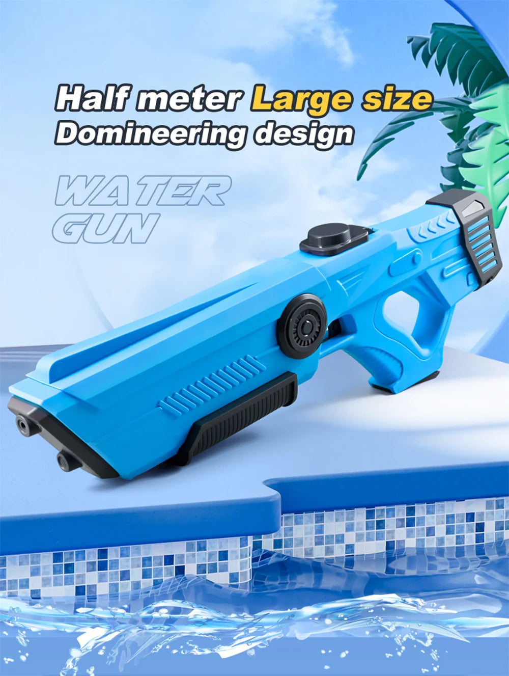 Electric Automatic Water Storage Gun Toys