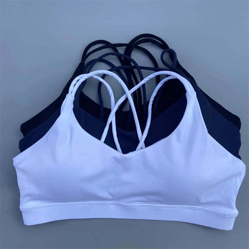 Women’s Solid Color High-Strength Sports Bra